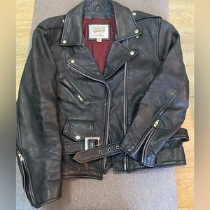 Vintage Wilson Leather Jacket Medium black